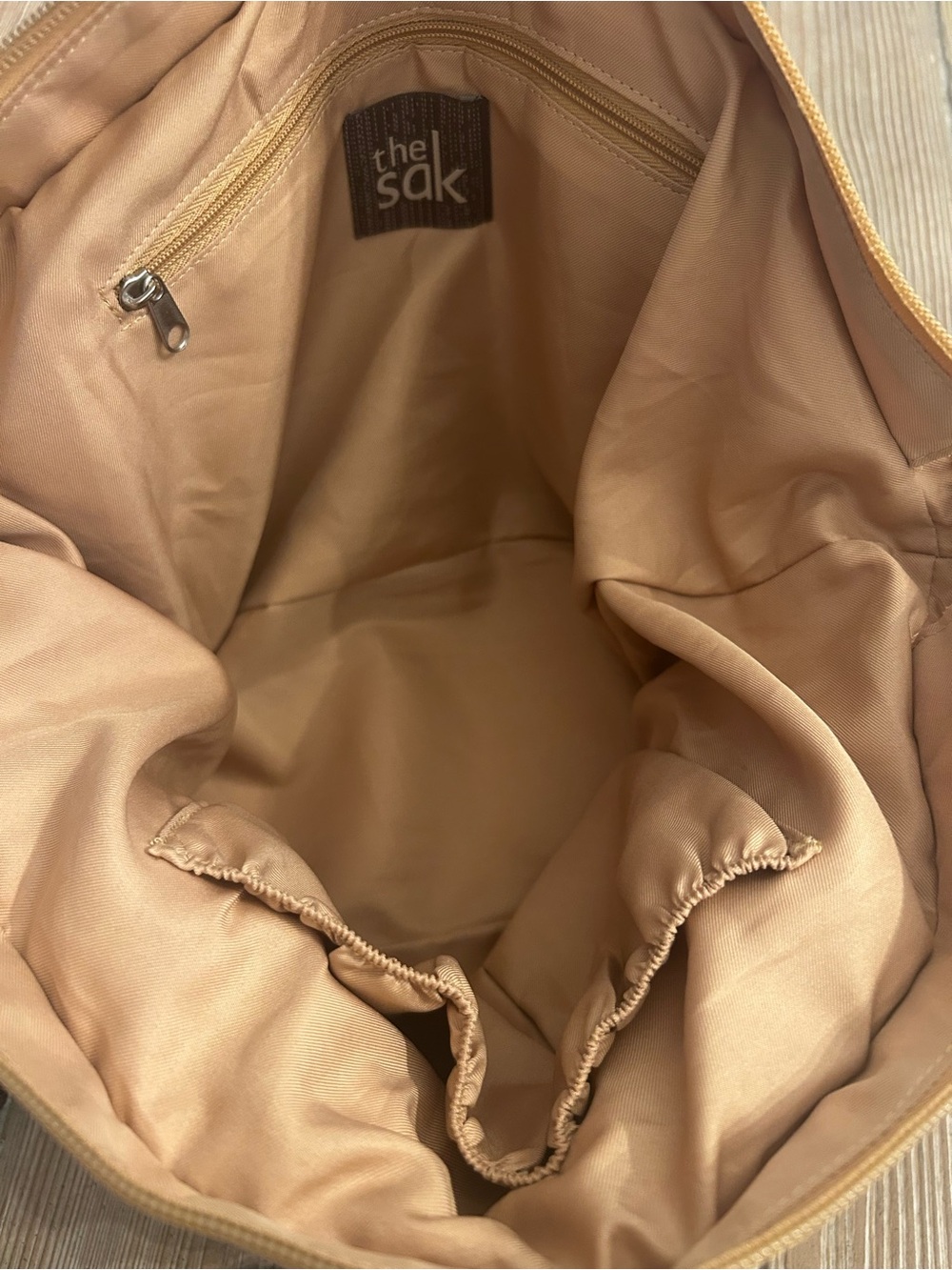 The Sak NEW!!!! Indio Crochet Satchel, Sand Stripe NWOT!!!!! - Picture 8 of 9